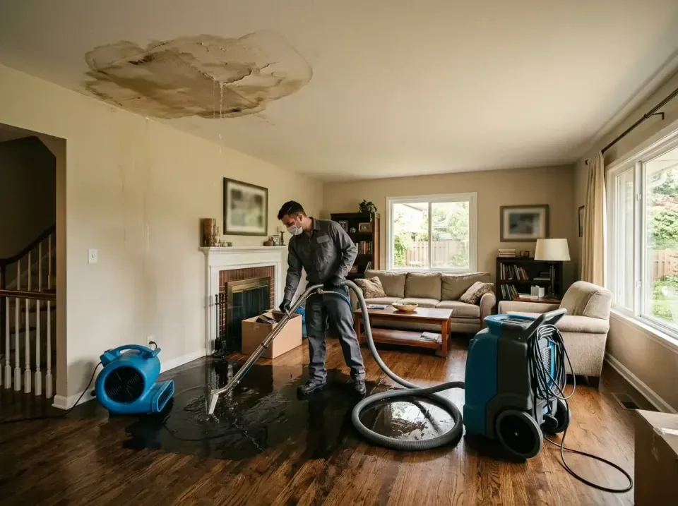 attic-pipe-burst-ceiling-drip-008 — frequently asked questions, Water Damage Restoration & Carpet Care in Fayette, MO